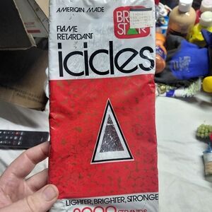 BR Star Red Flame Retardant Icicles